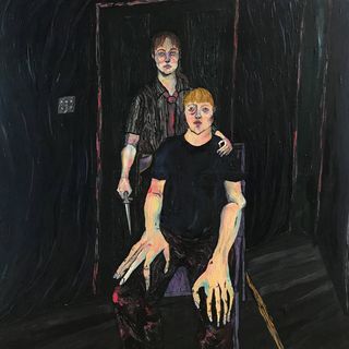 pintura de 2 personas